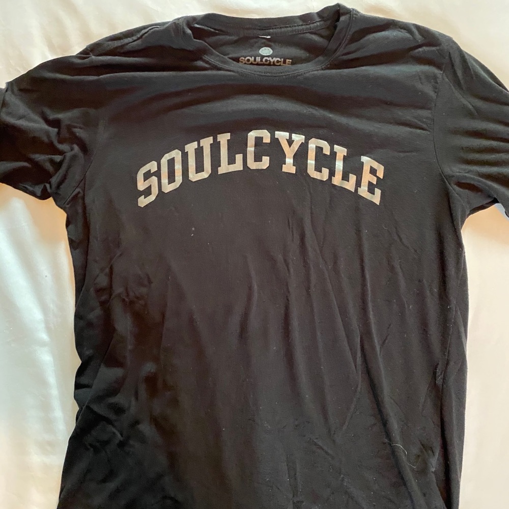 Men’s SoulCycle Shirt Varsity Letters M